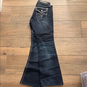 Rock Revival Dark Blue Flare Jeans